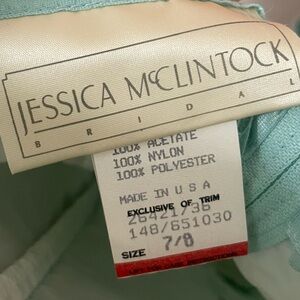 Jessica McClintock Bridal Dress in Mint Green
